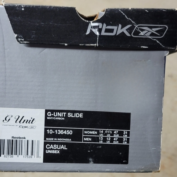 Vintage Reebok G Unit Slide sandal gunit - Picture 11 of 11